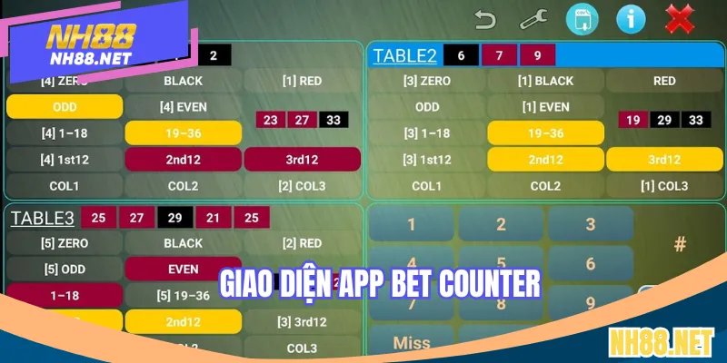 Ví dụ giao diện diện của một trong các app soi cầu tại NH88